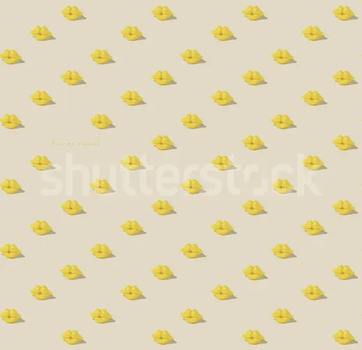 Odważna żółta tapeta