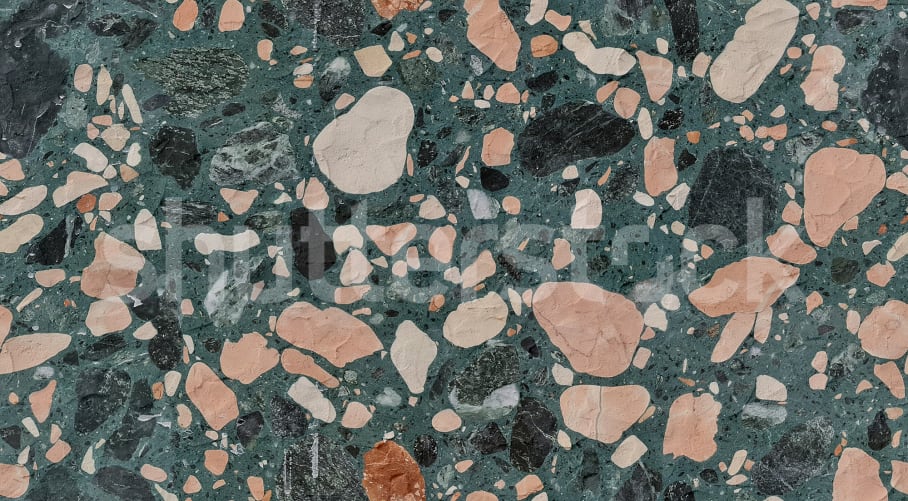 Ένα πολύχρωμο terrazzo