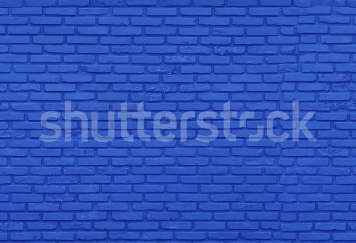 Brick Wall in Cobalt