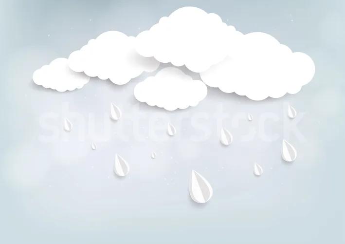 El arte de la lluvia de papel