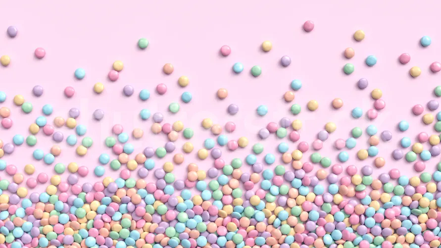 Caramelle renderizzate in 3D
