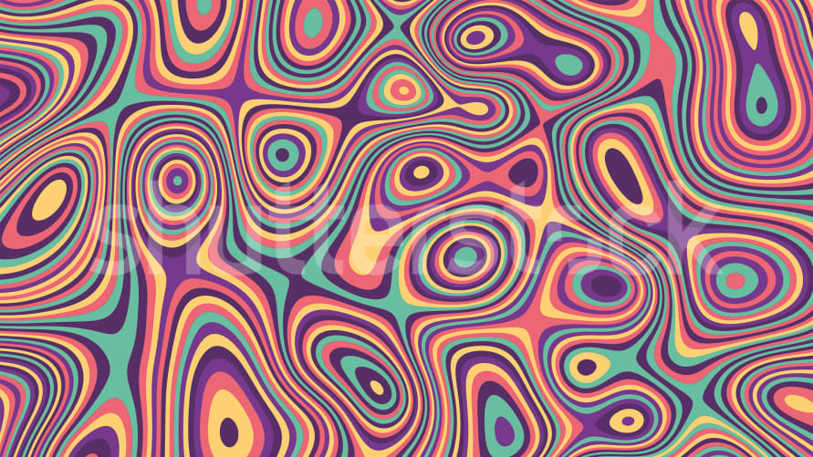 Eintauchen in eine Welt der Farben und des Fließens