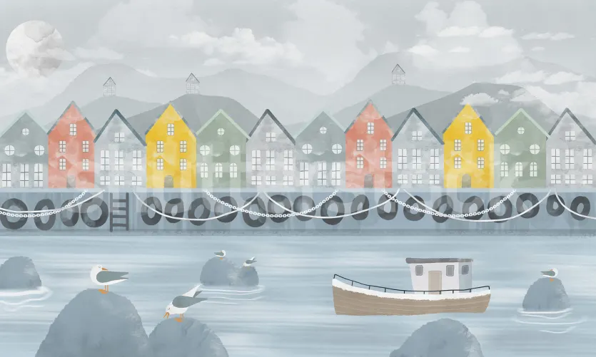 En malerisk ferie ved havet