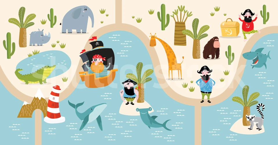 Aventure Pirate & Animaux Tropicaux
