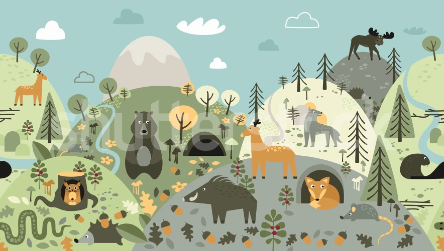 Wild Animals in Nature