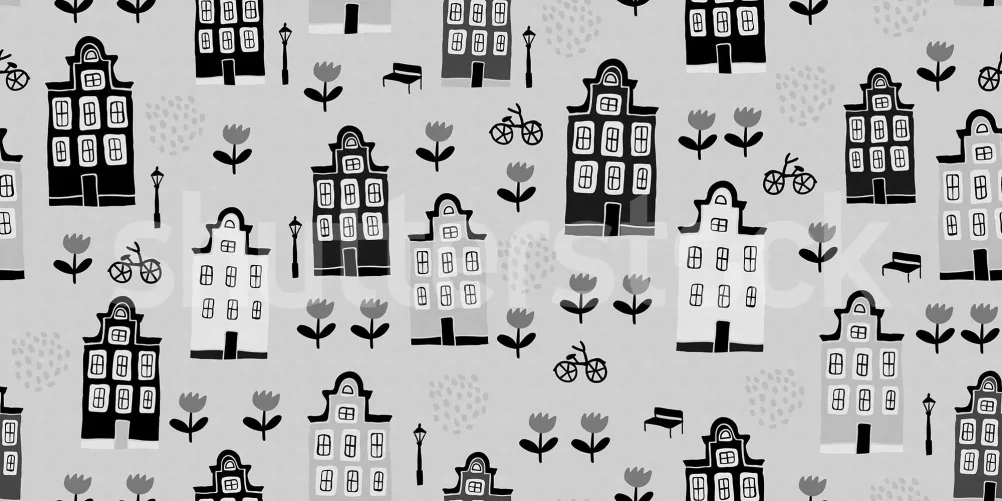 Un paysage urbain fantaisiste