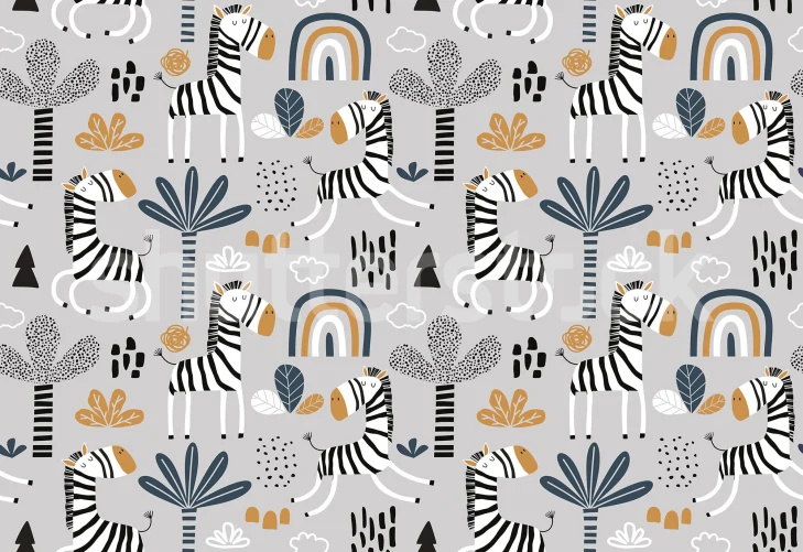 Zebra Bliss Gray