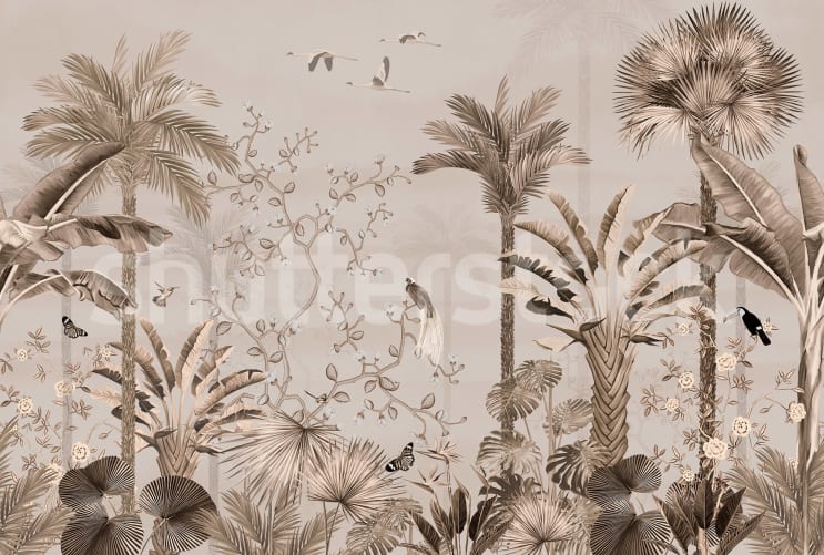 Tropical Escape Beige
