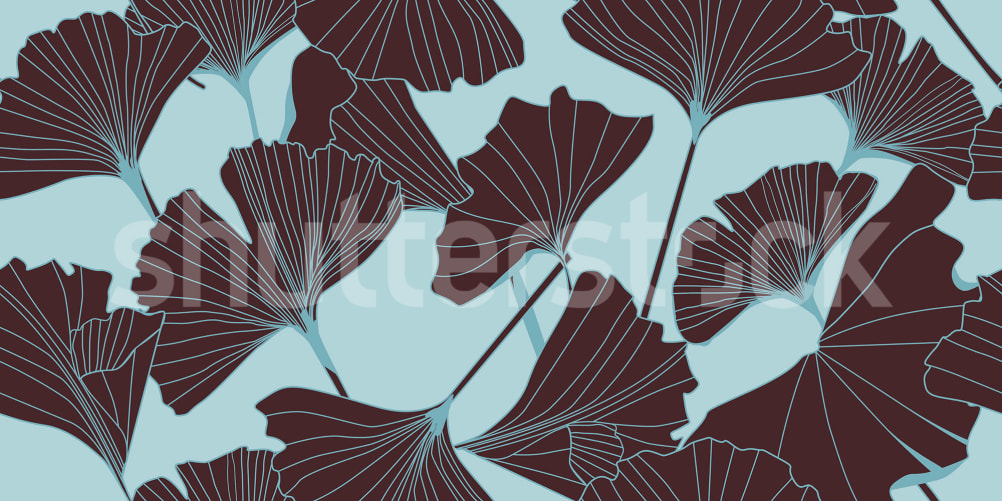 Turquoise Ginko Elegance