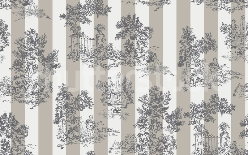 Pearl Toile Elegance