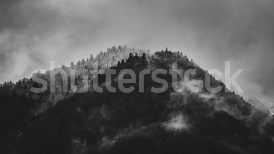 Monochrome berg