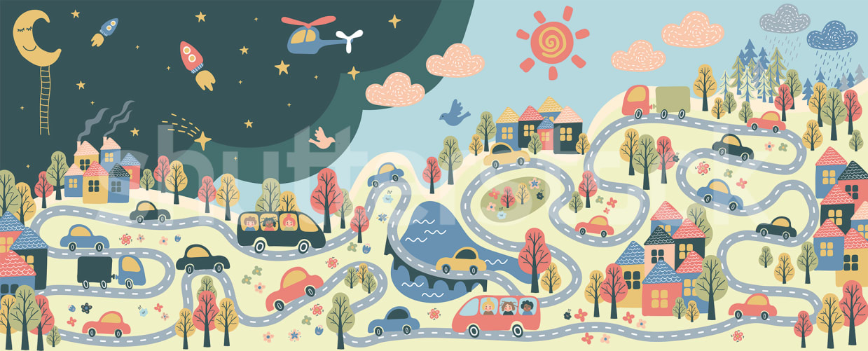 Vibrant Town Adventure