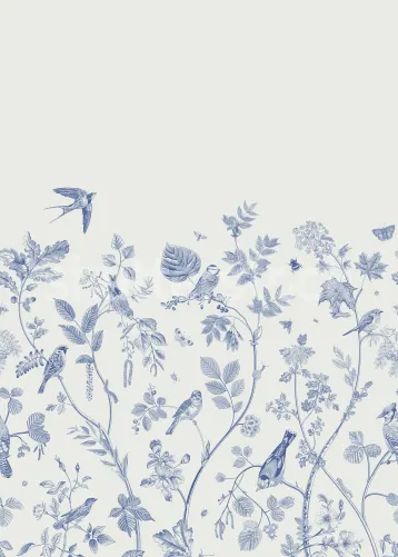 Breloque printemps bleu
