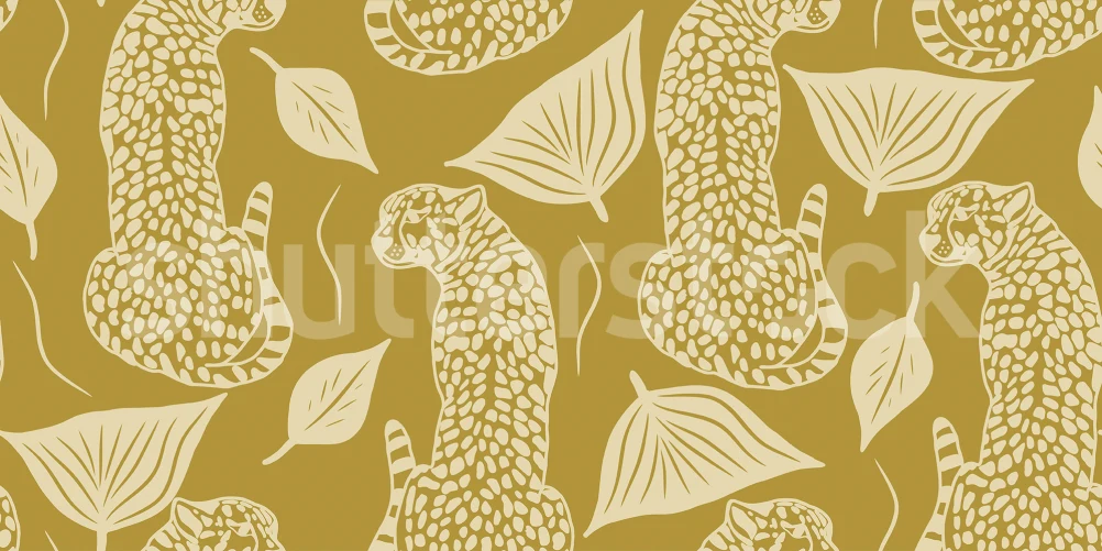 Unveil Your Wild Side with Whimsy Leopard Wallpaper