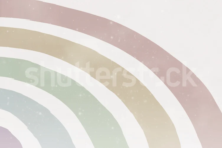 Pastel Dreams with Shimmering Rainbows