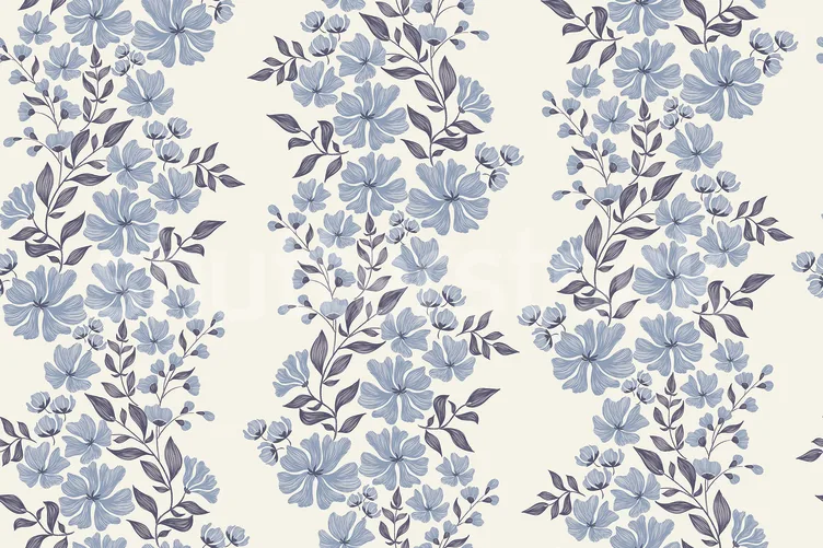 Bold Bloom in Sky: A Fresh Floral Touch
