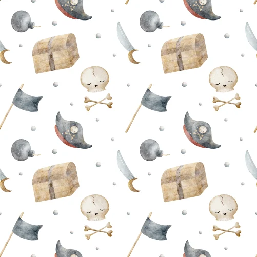 Starten Sie ein pastellfarbenes Piratenabenteuer