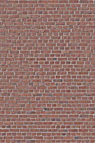 Realistic Red Brick Wallpaper Mural
