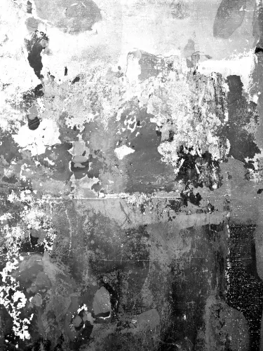 Charcoal worn wall mural