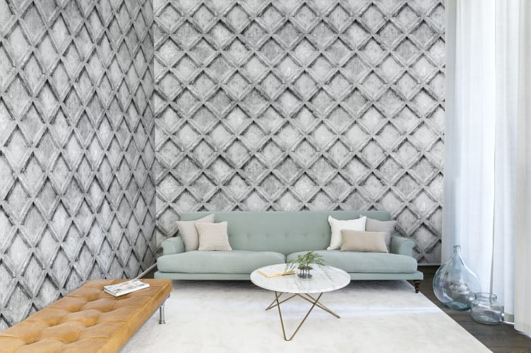 Concrete wall mural for kitchen or any other room