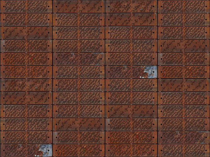 Rusty steel plates wallpaper