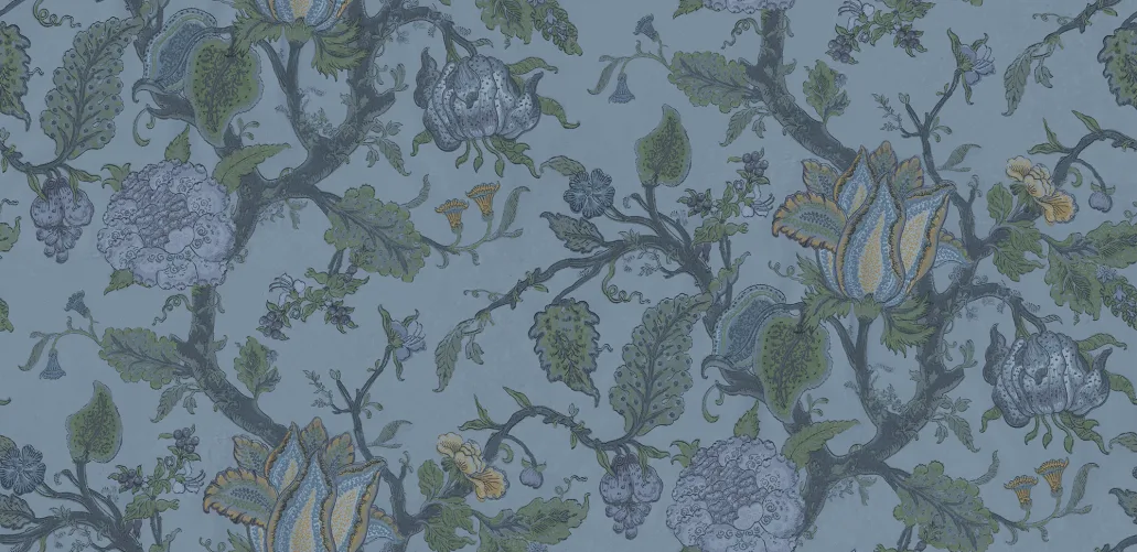 Dreamlike floral wallpaper
