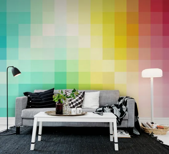Quadrant rainbow wallpaper