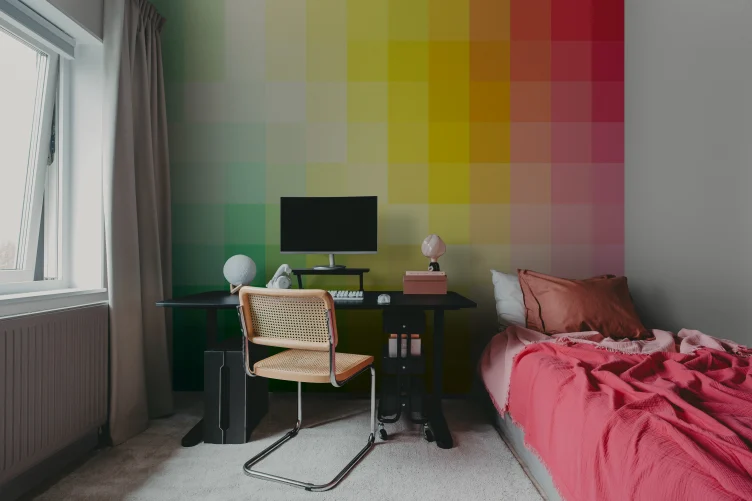 Quadrant rainbow wallpaper