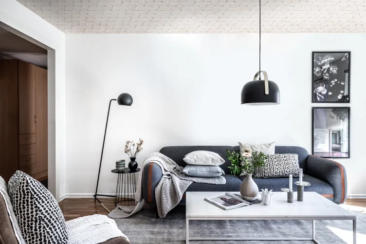 Un mur tressé en blanc