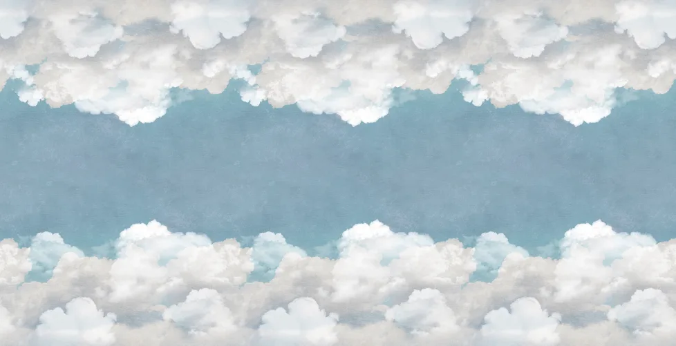 Papel pintado de nube para el techo