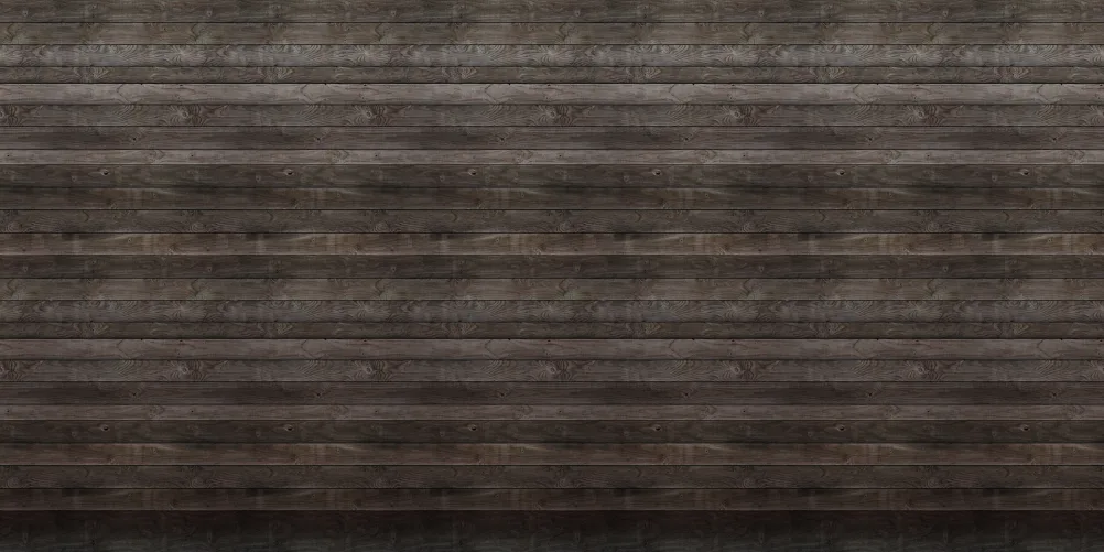 A gap made of boards