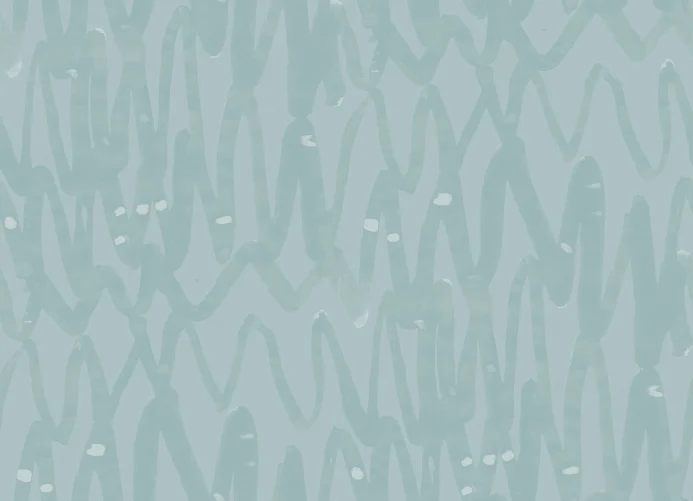 Mix edgy patterns with kind colors