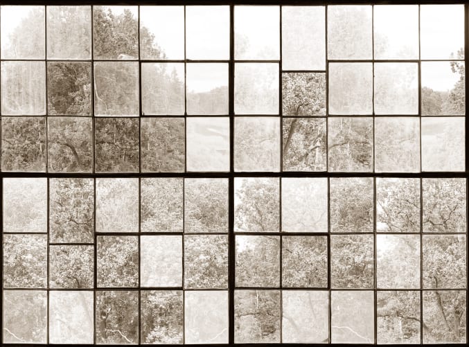Factory Window, Sepia