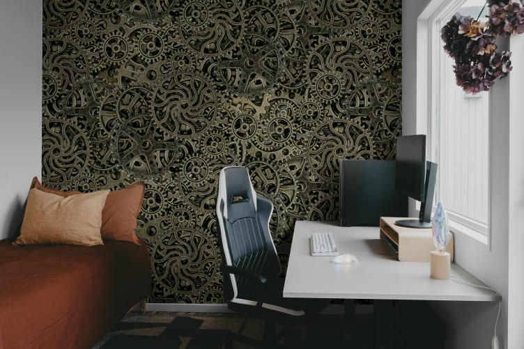 Let the wheels keep turning – with this wall mural