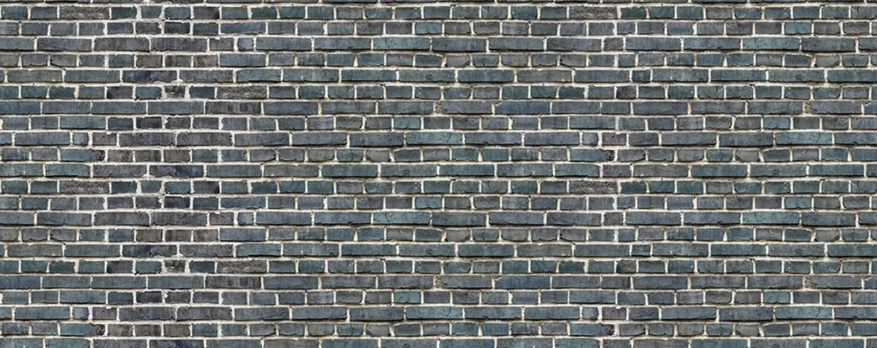 Un mur de brique unique