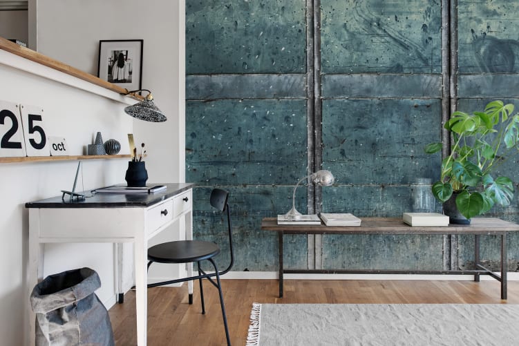 Een intrigrerende maar discrete mural