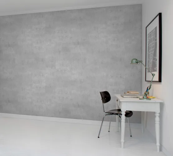 Solid concrete wall