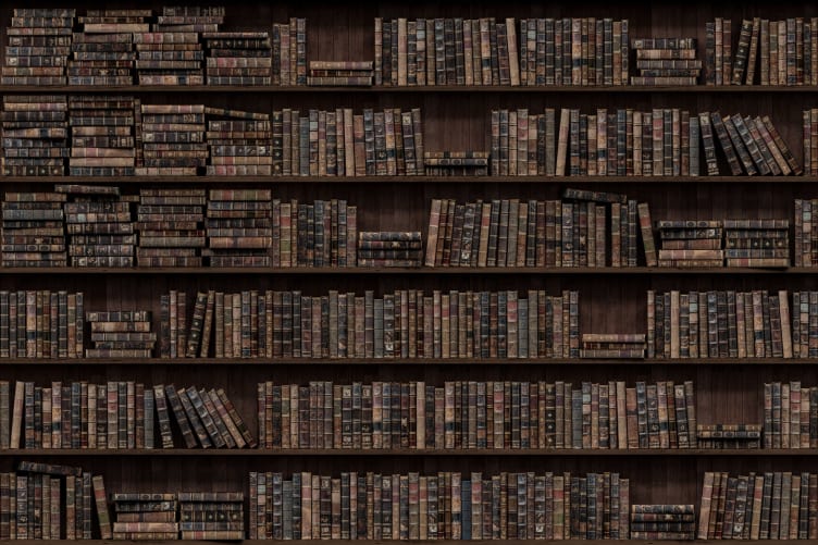 Une bibliothèque avec une histoire