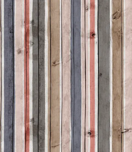 Striped wooden panel in marine colors