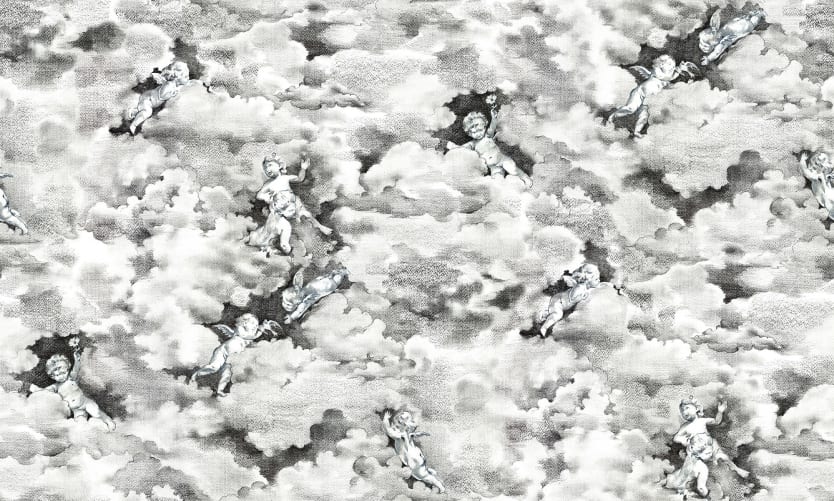 Un décor mural de nuage plein d'espoir