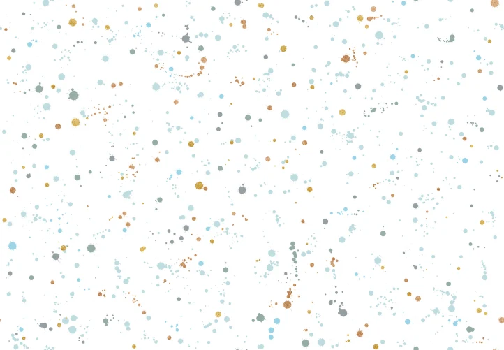 Mintgrüne und goldene Spritzer als Fototapete