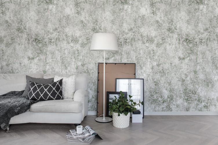 A wall mural where things grow wild in a peaceful way