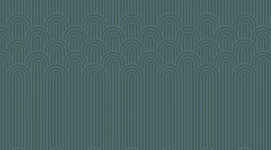 Unique striped wall mural in gemstone colors