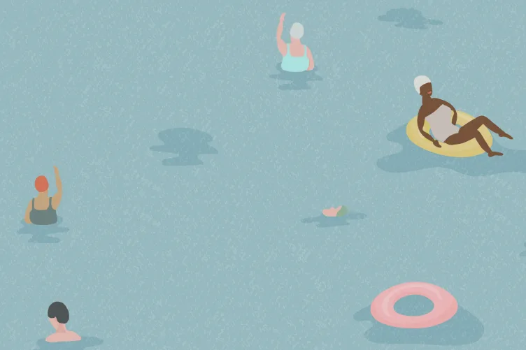 Une mer apaisante