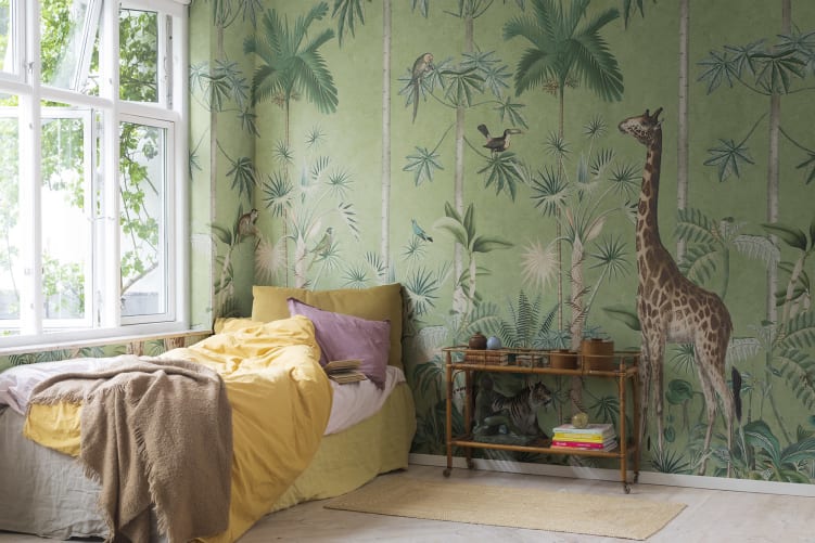 Giraffes Stroll, Emerald