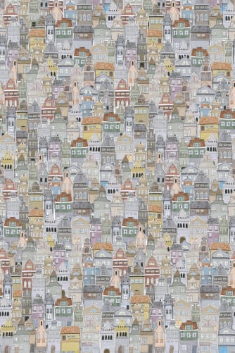 London houses in a tiny version