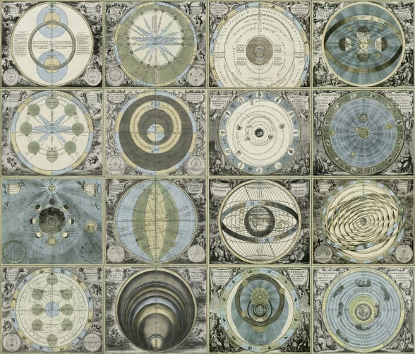 Vintage astronomy drawings