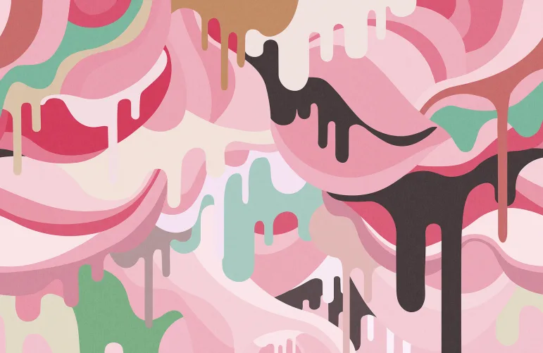 Die ultimative pinkfarbene Tapete
