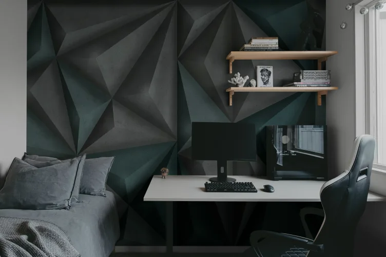 Keep the world out with wallpaper