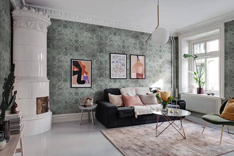 Oriental Tiles, Sage
